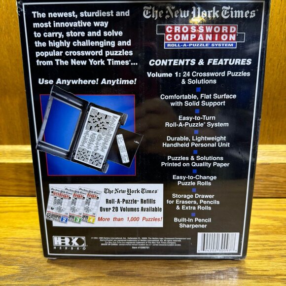 NEW - The New York Times Crossword Companion Roll-A-Puzzle System - Picture 9 of 10